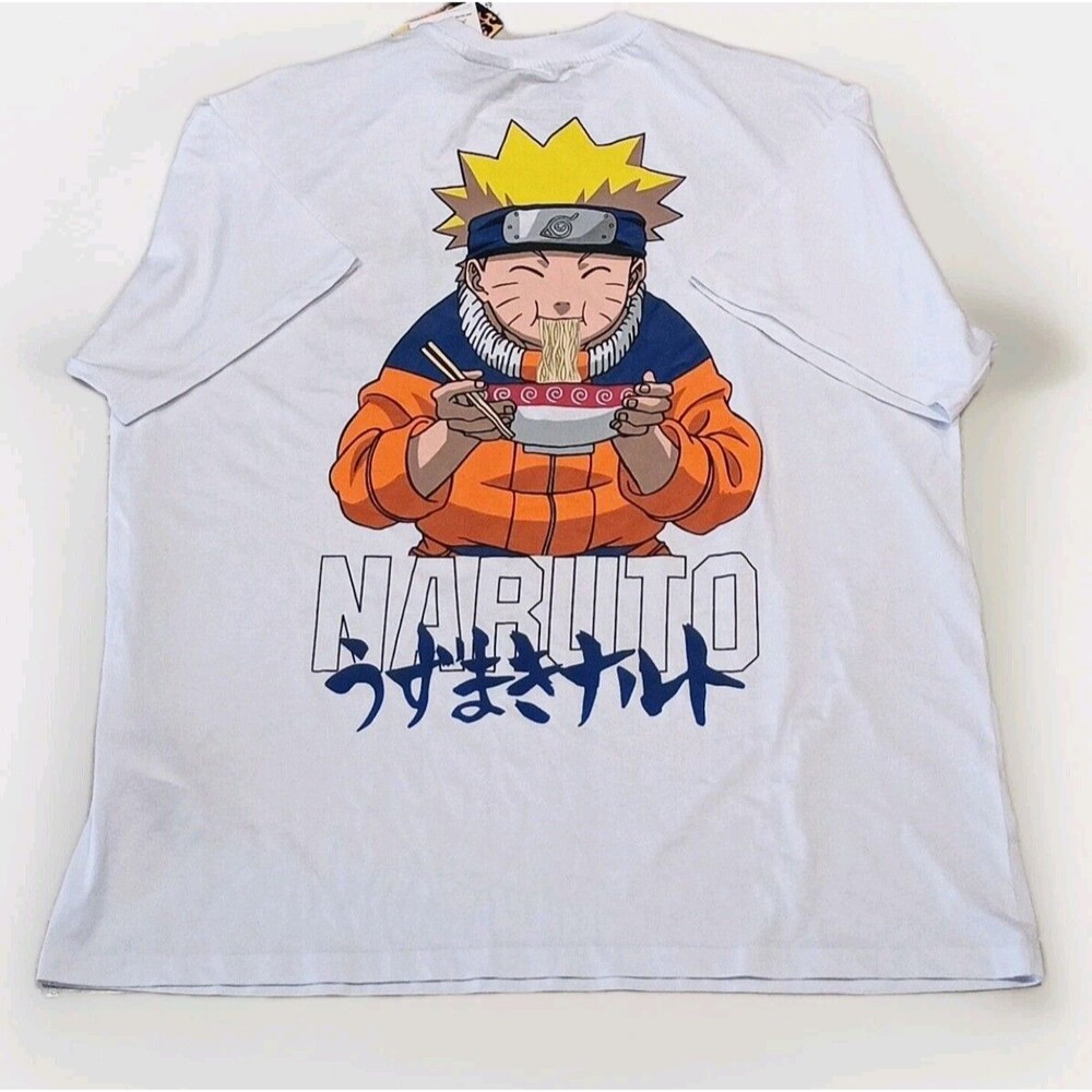 Men's Oversized Naruto Anime T-Shirt NWT Ultimate Comfort and Style 25" x 29.5"